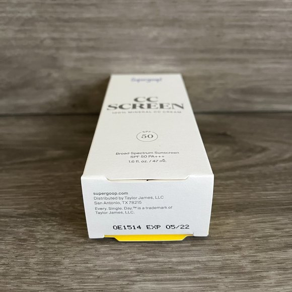 Supergoop! CC Screen 100% Mineral CC Cream SPF 50 Broad Spectrum Sunscreen 346W - Picture 5 of 6